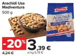 Carrefour Arachidi Usa Madiventura offerta