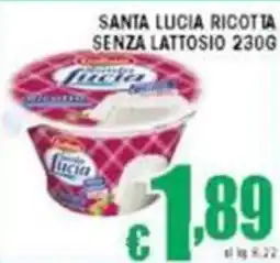 Sacoph Santa lucia ricotta senza lattosio offerta