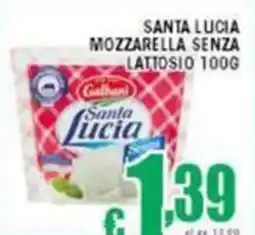 Sacoph Santa lucia mozzarella senza lattosio offerta