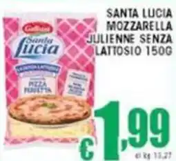 Sacoph Santa lucia mozzarella julienne senza lattosio offerta