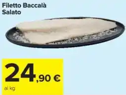 Carrefour Filetto Baccalà Salato offerta