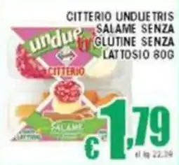 Sacoph Citterio undujetris salame senza glutine senza lattosio offerta