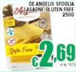 Sacoph De angelis sfoglia alasagne gluten free offerta