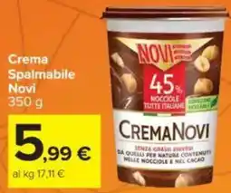Carrefour Crema Spalmabile Novi offerta