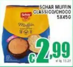 Sacoph Schar muffin classico/choco offerta