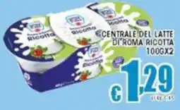 Sacoph Centrale del latte di roma ricotta offerta