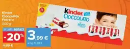 Carrefour Kinder Cioccolato Ferrero offerta