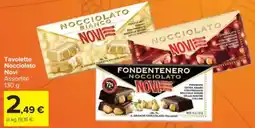 Carrefour Tavolette Nocciolato Novi offerta