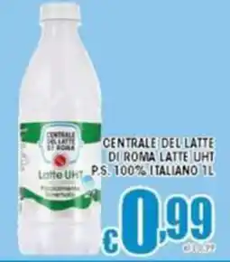 Sacoph Centrale del latte di roma latte uht latte uht p.s. 100% italiano offerta