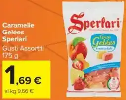 Carrefour Caramelle Gelées Sperlari offerta