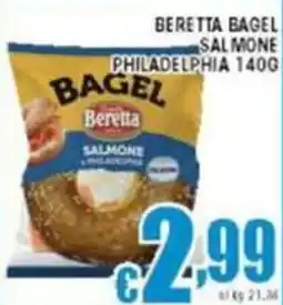 Sacoph Beretta bagel salmone philadelphia offerta