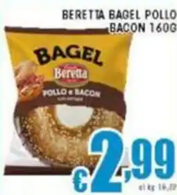 Sacoph Beretta bagel pollo bacon offerta
