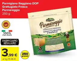 Carrefour Parmigiano Reggiano DOP Grattugiato Fresco Parmareggio offerta