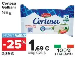 Carrefour Certosa Galbani offerta