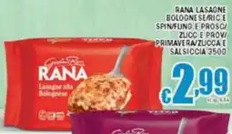 Sacoph Rana lasagne bolognese/ric e spin offerta