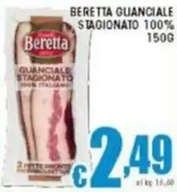 Sacoph Beretta guanciale stagionato 100% offerta