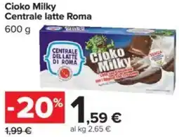 Carrefour Cioko Milky Centrale latte Roma offerta