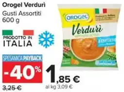 Carrefour Orogel Verdurì offerta