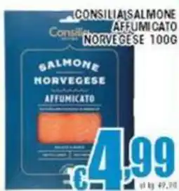 Sacoph Consilia salmone affumicato norvegese offerta