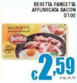 Sacoph Beretta pancetta affumicata bacon offerta