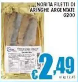 Sacoph Norita filetti di aringhe argentate 200 g offerta