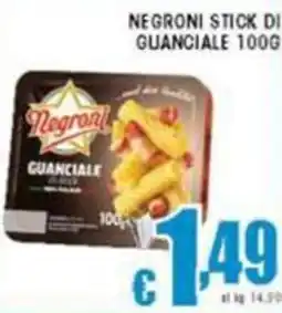Sacoph Negroni stick di guanciale offerta