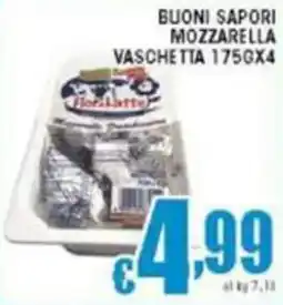 Sacoph Buoni sapori mozzarella vaschetta offerta
