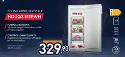 Unieuro HOOVER CONGELATORE VERTICALE HOUQS 513EWH offerta