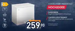 Unieuro HOOVER CONGELATORE ORIZZONTALE HOCH200EE offerta