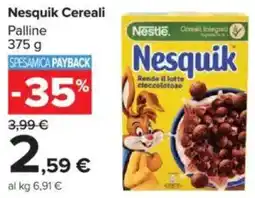 Carrefour Nesquik Cereali offerta