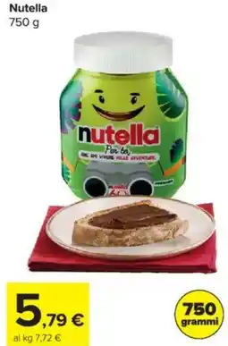 Carrefour Nutella offerta