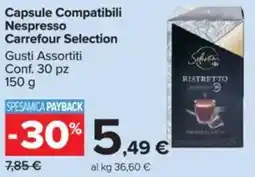 Carrefour Capsule Compatibili Nespresso Carrefour Selection offerta