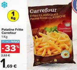 Carrefour Patatine Fritte Carrefour offerta