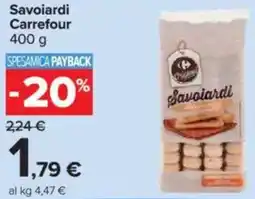 Carrefour Savoiardi Carrefour offerta