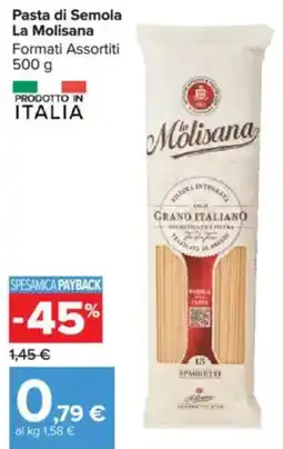 Carrefour Pasta di Semola La Molisana offerta