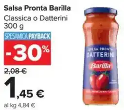 Carrefour Salsa Pronta Barilla offerta