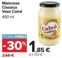 Carrefour Maionese Classica Vaso Calvé offerta