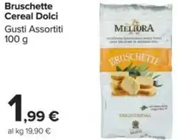 Carrefour Bruschette Cereal Dolci offerta