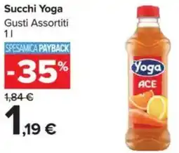 Carrefour Succhi Yoga offerta