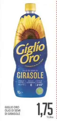 Supermercati Piccolo Giglio oro olio di semi di girasole offerta