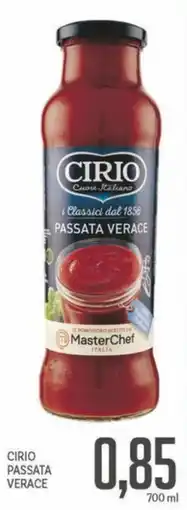 Supermercati Piccolo Cirio passata verace offerta