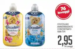 Supermercati Piccolo Coccolino ammorbidente concentrato offerta