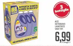 Supermercati Piccolo Ace detersivo lavatrice offerta