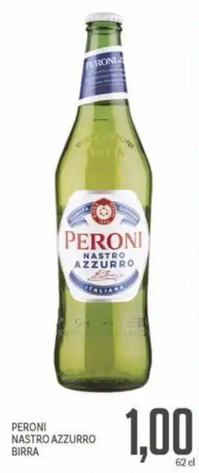 Supermercati Piccolo Peroni nastro azzurro birra offerta