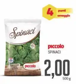 Supermercati Piccolo Piccolo spinaci offerta