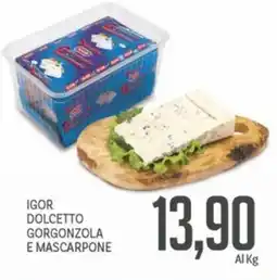 Supermercati Piccolo Igor dolcetto gorgonzola e mascarpone offerta
