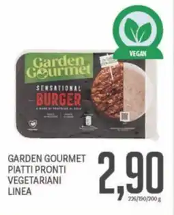 Supermercati Piccolo Garden gourmet piatti pronti vegetariani linea offerta