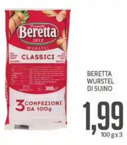 Supermercati Piccolo Beretta wurstel di suino offerta