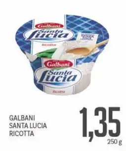 Supermercati Piccolo Galbani santa lucia ricotta offerta