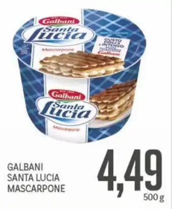 Supermercati Piccolo Galbani santa lucia mascarpone offerta